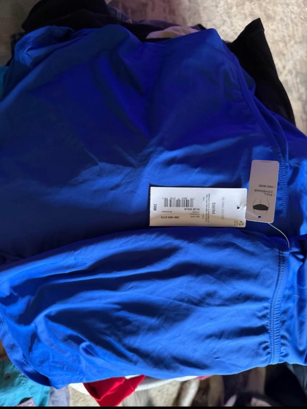 Liz Claiborne Royal Blue Swim skirt